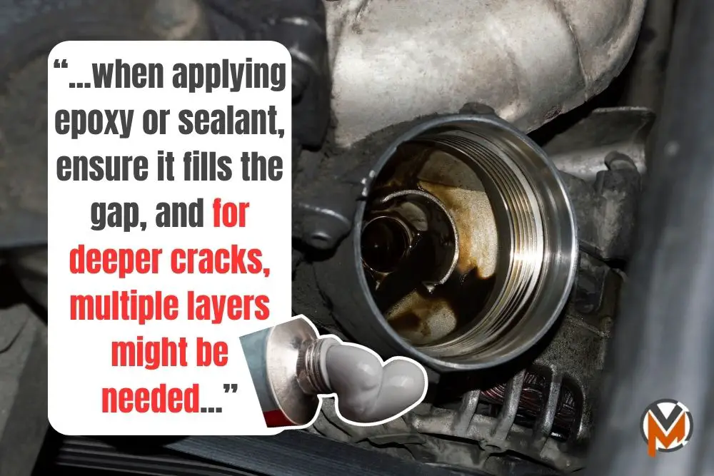 How To Repair Cracked Oil Filter Housing
