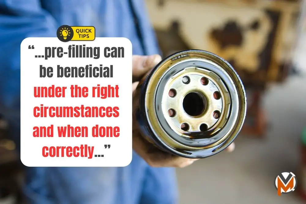 Should You Pre Fill An Oil Filter