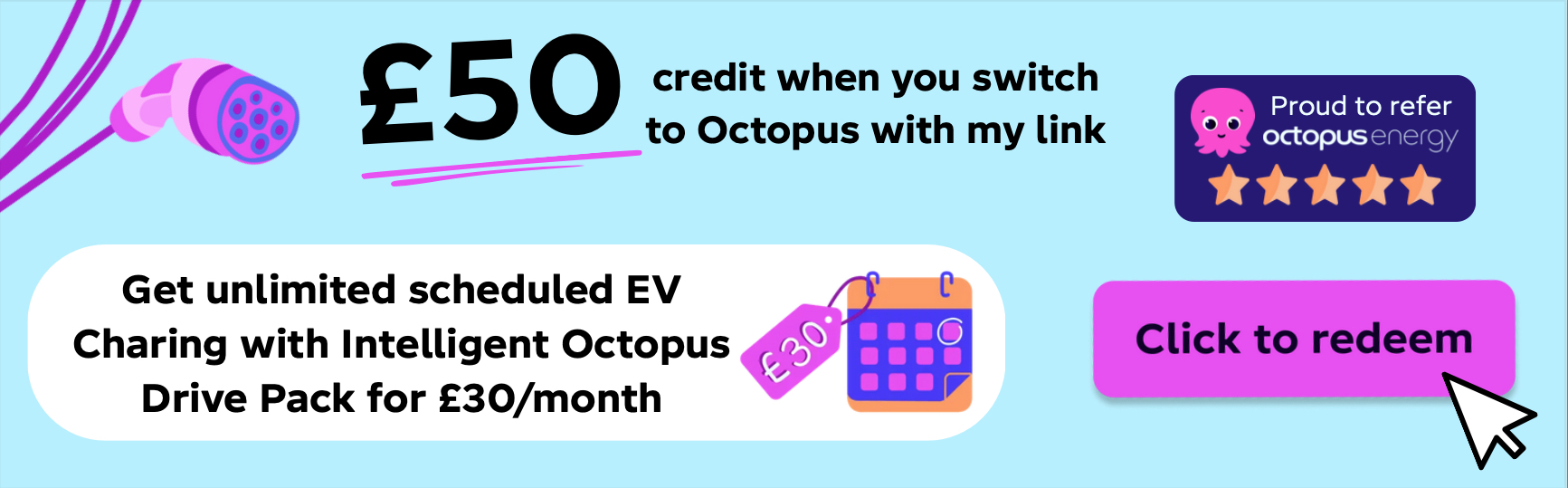 Charge your EV for just £30 a month with Octopus
